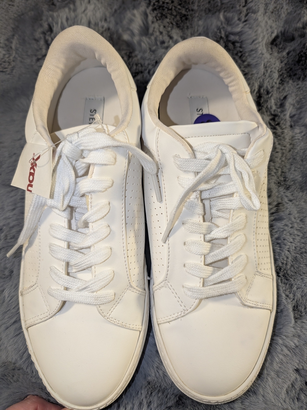 Steve Madden Men's White Low-Top Sneakers